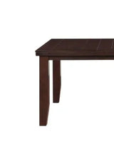 Cherry Finish Maple Veneer Rectangular Dining Table - Omega Lifestyles