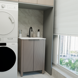 24-Inch Floor Stand Bathroom Vanity With Ceramic Basin