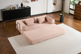 Convertible Corduroy 4-in-1 Sleeper Sofa Bed - Omega Lifestyles