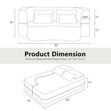 Queen Plush High-Density Foam Folding Futon Sofa Mattress - Omega Lifestyles