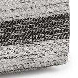 Grey Mélange Fabric Square Pouf Ottoman Seating Stool - Omega Lifestyles