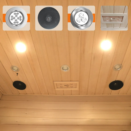 Low EMF Three Person Far Infrared Sauna Room - Omega Lifestyles