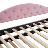 Twin Velvet Upholstered Daybed With Trundle USB Charging - Omega Lifestyles