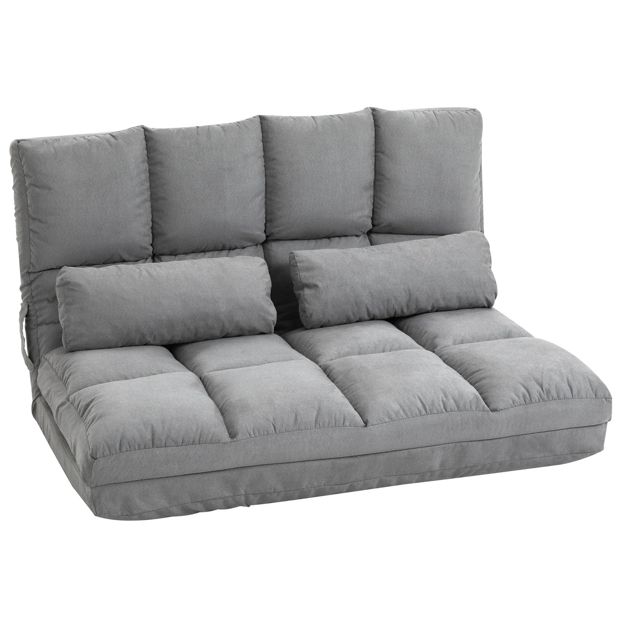 Adjustable Folding Floor Sofa Chair With Two Pillows - Omega Lifestyles
