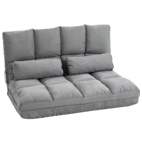 Adjustable Folding Floor Sofa Chair With Two Pillows - Omega Lifestyles
