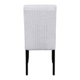 5-Piece Round Solid Wood Dining Table Set With Upholstered Chairs - Omega Lifestyles