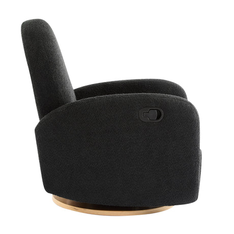 Contemporary 360-Degree Swivel Glider Recliner Chair - Omega Lifestyles