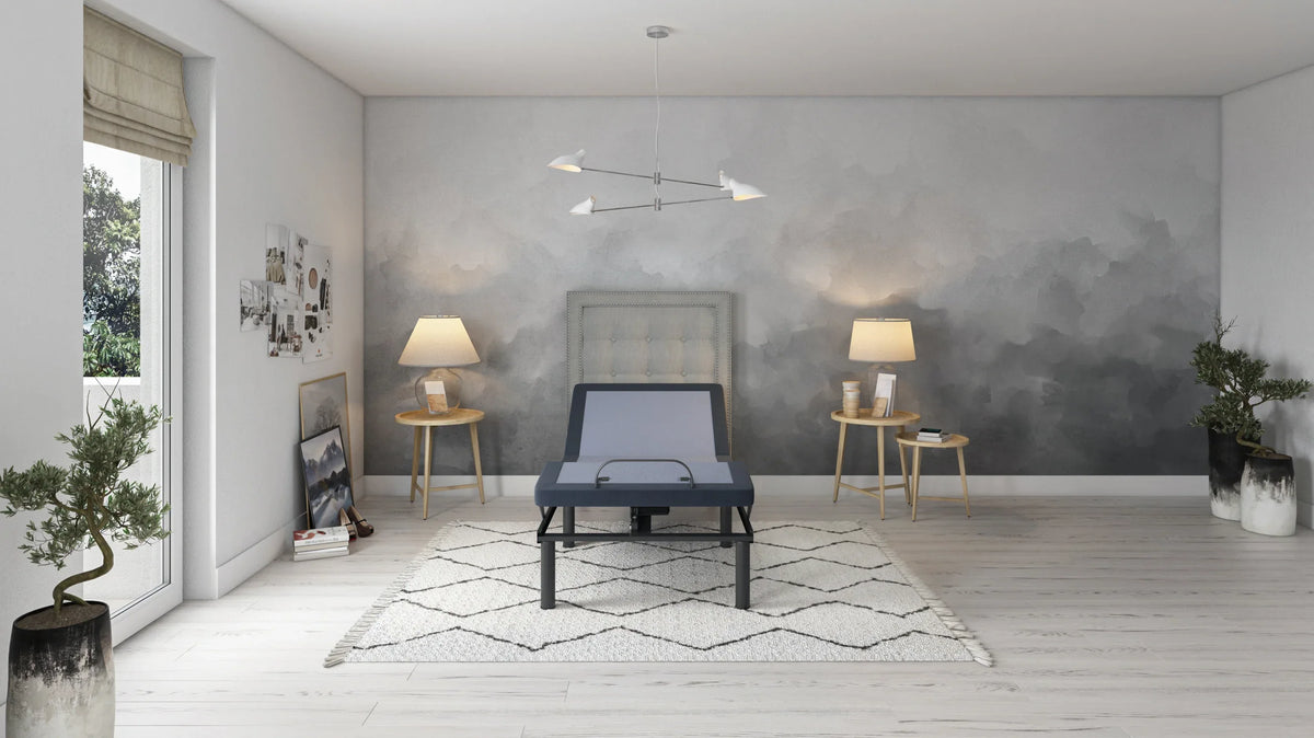 Twin Adjustable Bed Base With Massage Head Foot Articulation - Omega Lifestyles