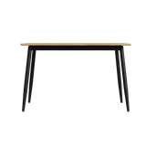 Modern Minimalist Wood Grain Dining Table Chair Set - Omega Lifestyles