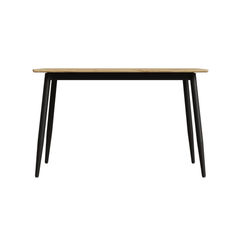 Modern Minimalist Wood Grain Dining Table Chair Set - Omega Lifestyles