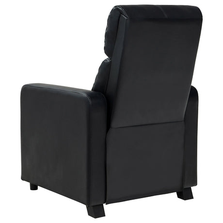 Warren Black Upholstered Three-Seat Home Theater Recliner Set - Omega Lifestyles
