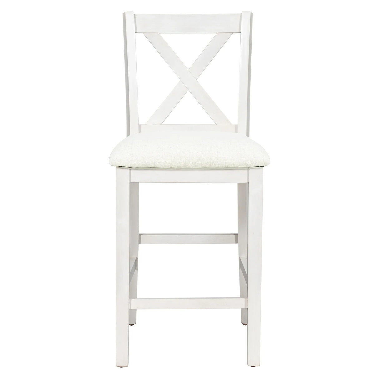 5-Piece Counter Height Rustic Farmhouse Dining Table Set - Omega Lifestyles