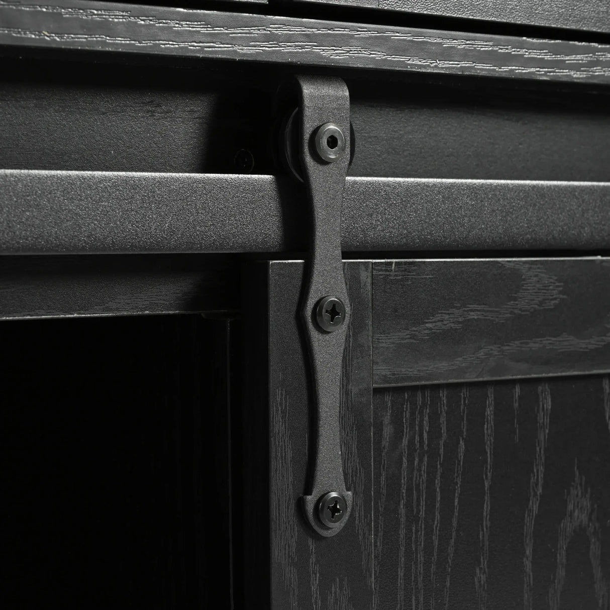 Farmhouse Kitchen Island Rolling Cart With Power Outlet - Omega Lifestyles