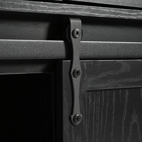 Farmhouse Kitchen Island Rolling Cart With Power Outlet - Omega Lifestyles