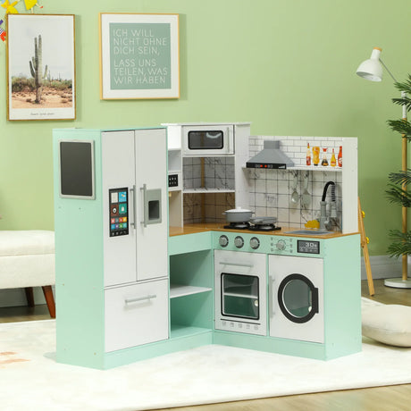 Interactive Corner Kids Play Kitchen With Lights And Sounds - Omega Lifestyles