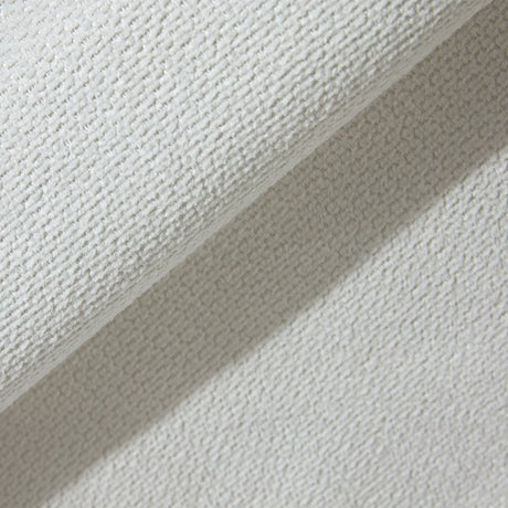 King Contemporary Cream Chenille Upholstered Bed Frame - Omega Lifestyles