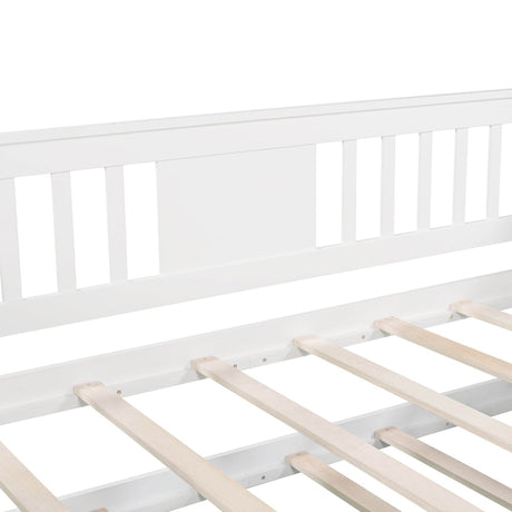 Twin Solid Wood Daybed With Trundle and Side Tables - Omega Lifestyles