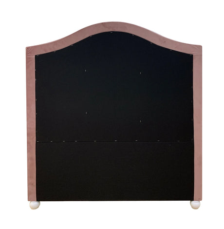 Twin Pink Fabric Upholstered Bed Frame - Omega Lifestyles