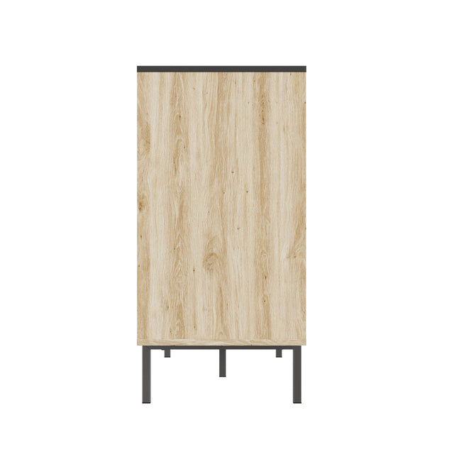 Modern Minimalist Fluted Six-Drawer Bedroom Storage Cabinet - Omega Lifestyles