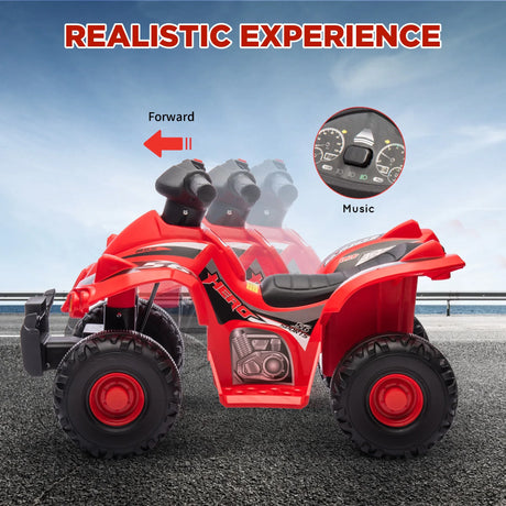 6V Battery-Powered Electric Kids Ride-On ATV Toy - Omega Lifestyles