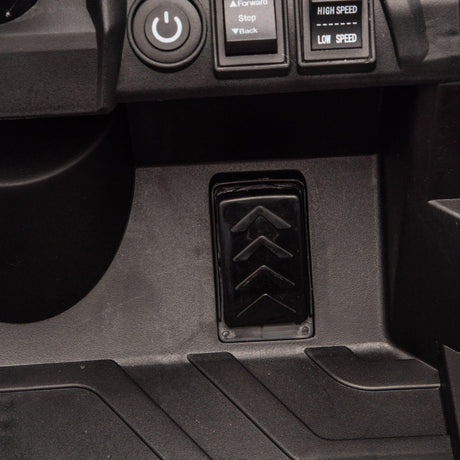 24V Kids Remote Control Black Ride On UTV - Omega Lifestyles