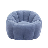 Plush Teddy Foam Bean Bag Chair With Armrests - Omega Lifestyles