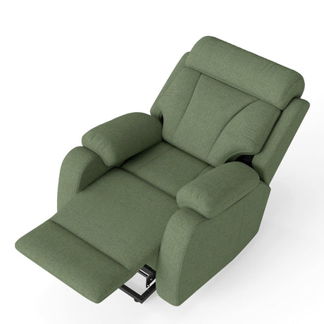 Power Lift Recliner Medium-Soft Snowflake Velvet Chair - Omega Lifestyles