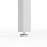 Industrial Dining Table Set With 2 Benches Natural White - Omega Lifestyles