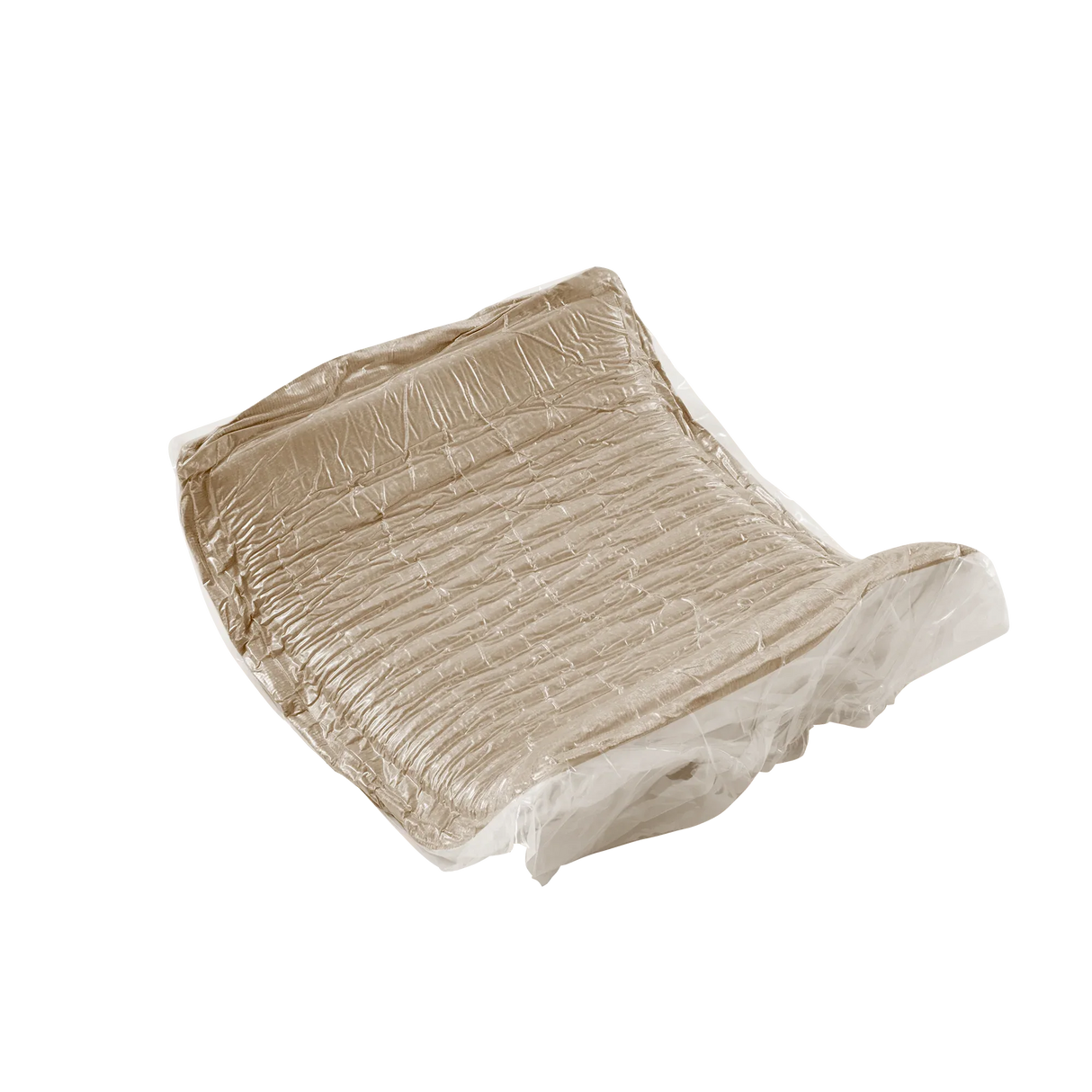 Premium Velvet Modular Boneless Brown Ottoman Seating - Omega Lifestyles