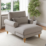 Adjustable Upholstered Chaise Lounge With Lumbar Support - Omega Lifestyles