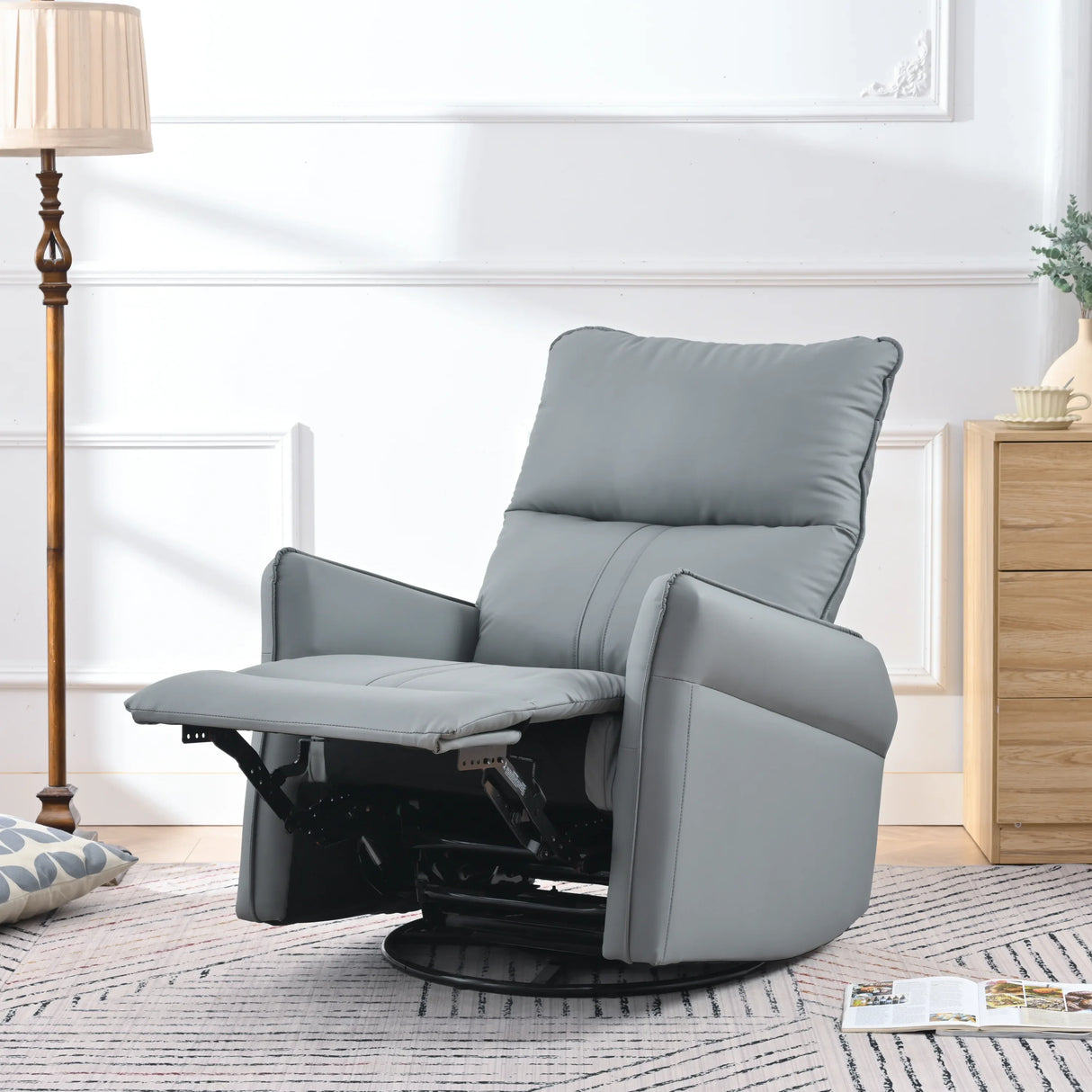 360° Swivel Recliner Chair With Rocking And Reclining - Omega Lifestyles