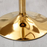 Set Of 2 Black Velvet Adjustable Height Bar Chairs - Omega Lifestyles