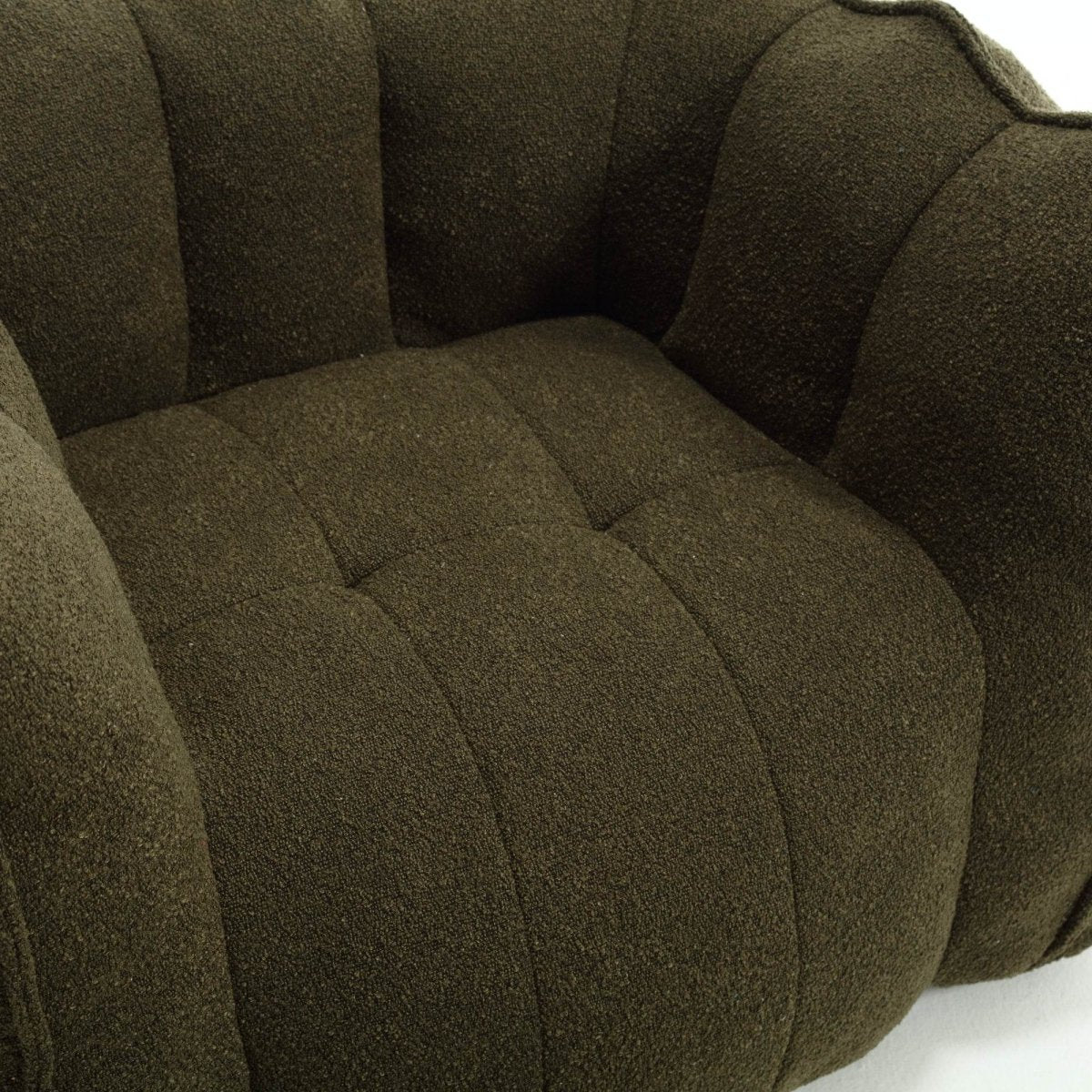 Soft Chenille Bean Bag Chair with Foam - Sleep Galleria