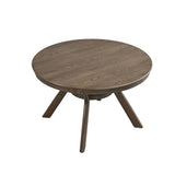 Mid Century Modern Oak Round Dining Table Set With Chairs - Omega Lifestyles