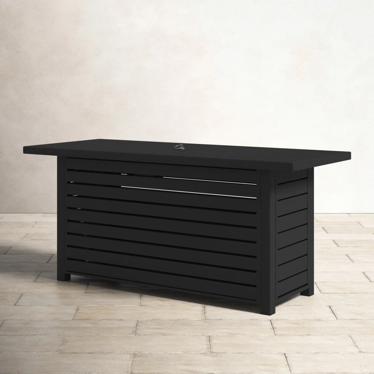 Modern Outdoor Steel Propane Natural Gas Fire Pit Table