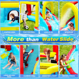7-in-1 Inflatable Outdoor Water Park Bounce House - Omega Lifestyles