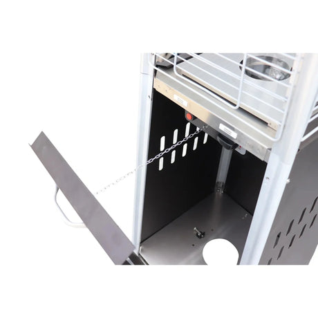 Commercial Grade Mocha Stainless Steel Propane Patio Heater - Omega Lifestyles