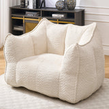 Chenille Bean Bag Chair With Resilient Foam - Omega Lifestyles