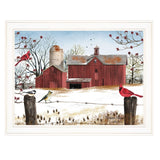 Winter Friends Multicolor Paper Wall Art Print - Omega Lifestyles