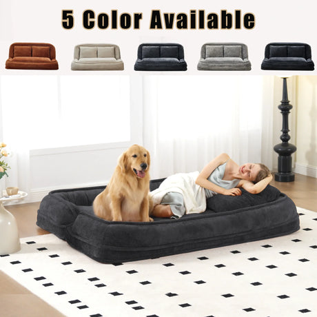 Convertible Adjustable Chenille Loveseat Lazy Sofa Bed - Omega Lifestyles