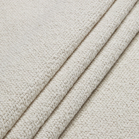 King Contemporary Cream White Boucle Upholstered Bed Frame - Omega Lifestyles