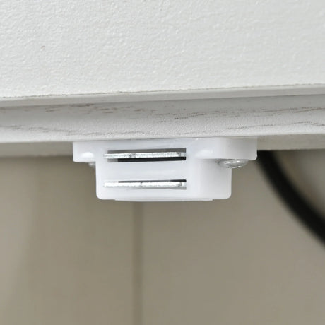 Farmhouse Style Rolling Kitchen Island With Power Outlet - Omega Lifestyles