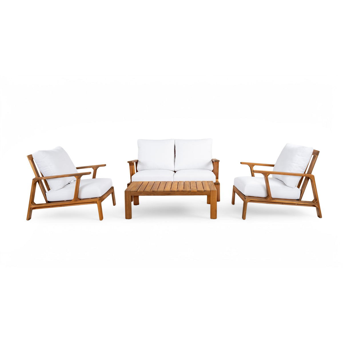 Acacia Wood Outdoor Patio Furniture Set With Cushions