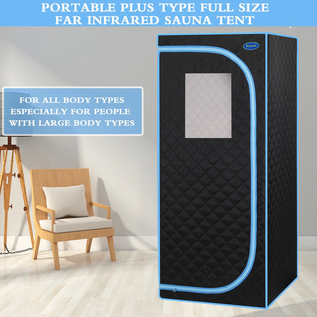 Plus Full Body Far Infrared Sauna Tent With Chair - Omega Lifestyles