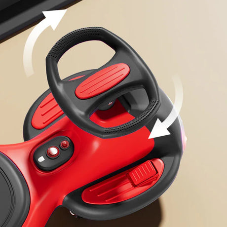 12V Kids Electric Wiggle Car With Bluetooth Lights - Omega Lifestyles