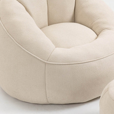 Microfiber Foam Filled Bedding Bean Bag Chair - Sleep Galleria