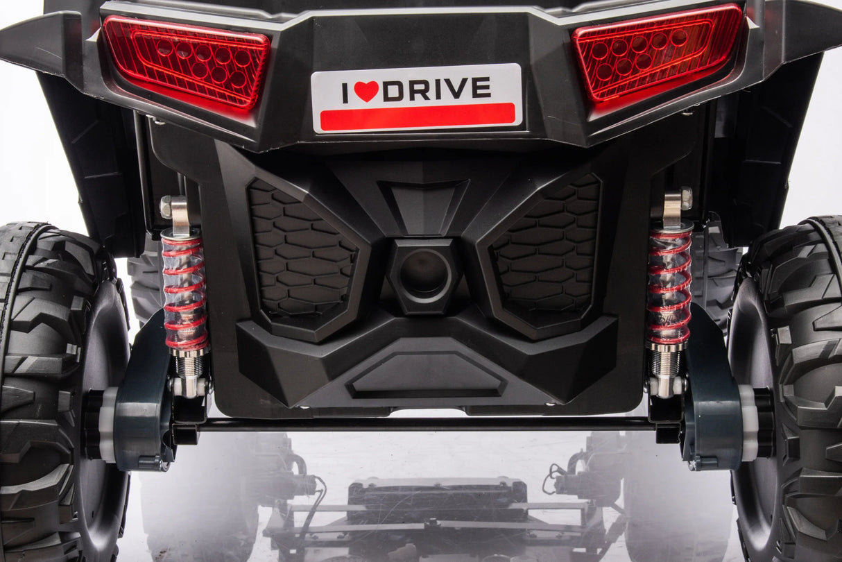 Four-Wheel Drive Pink Leather Seat Ride-On Car - Omega Lifestyles