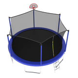 14FT Outdoor Kids Trampoline With Safety Enclosure Net - Omega Lifestyles