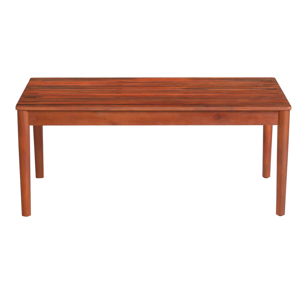 Rustic Acacia Wood Outdoor Coffee Table - Sleep Galleria