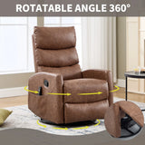 Heat Massage Recliner Chair With Swivel Rocker And Heat - Omega Lifestyles